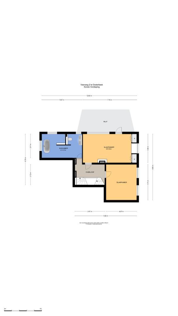 Veerweg 2, Oosterbeek plattegrond-1