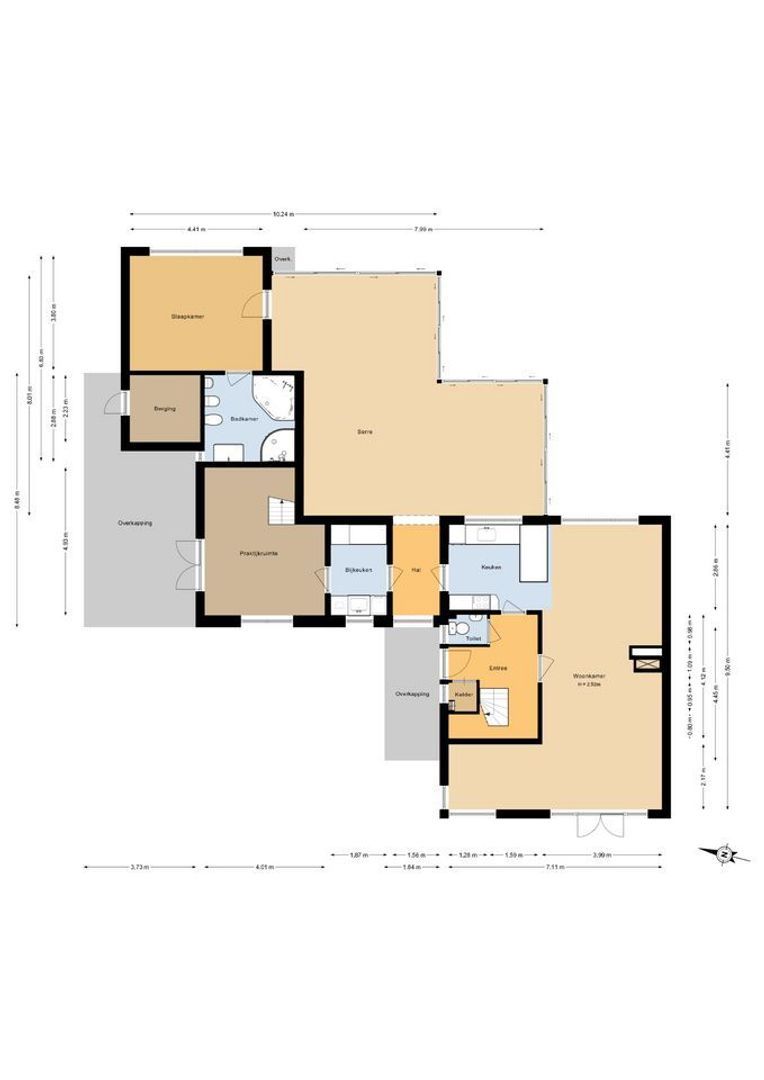 van Aldenburglaan 2, Doorwerth plattegrond-0
