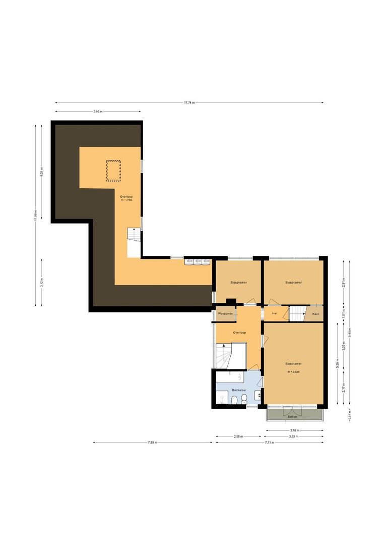 van Aldenburglaan 2, Doorwerth plattegrond-2