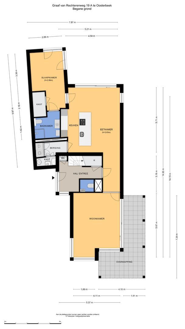 Graaf van Rechterenweg 19 A, Oosterbeek plattegrond-0