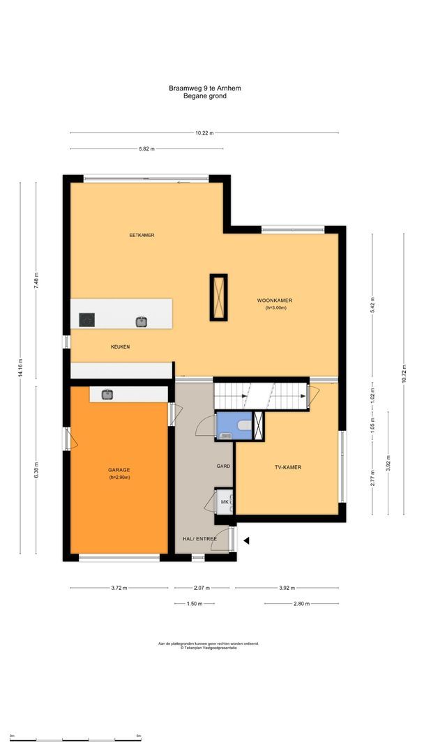 Braamweg 9, Arnhem plattegrond-0