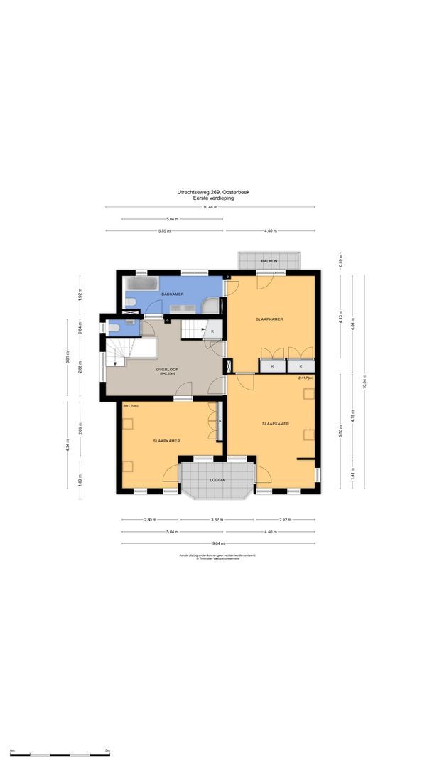 Utrechtseweg 269, Oosterbeek plattegrond-1