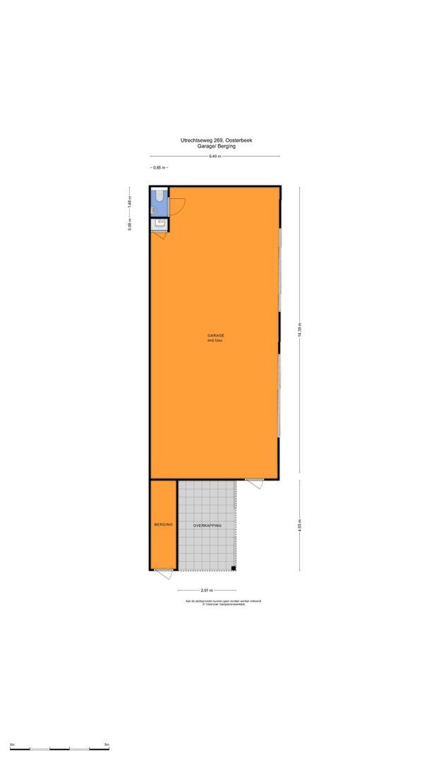 Utrechtseweg 269, Oosterbeek plattegrond-2