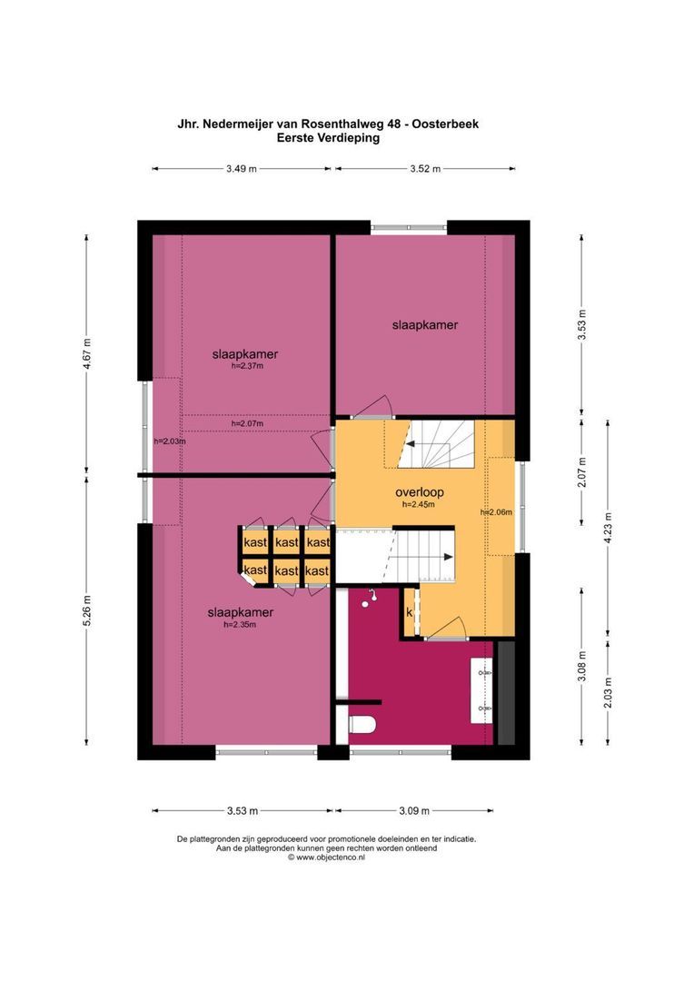 Jhr. Nedermeijer van Rosenthalweg 48, Oosterbeek plattegrond-4