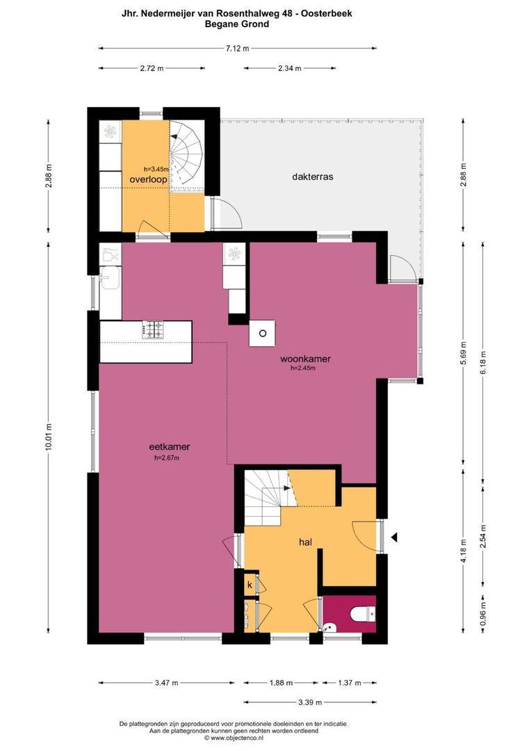 Jhr. Nedermeijer van Rosenthalweg 48, Oosterbeek plattegrond-1