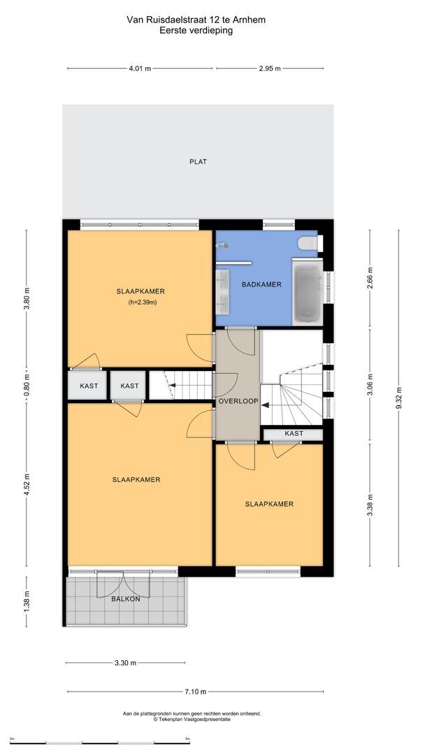 Van Ruisdaelstraat 12, Arnhem plattegrond-2