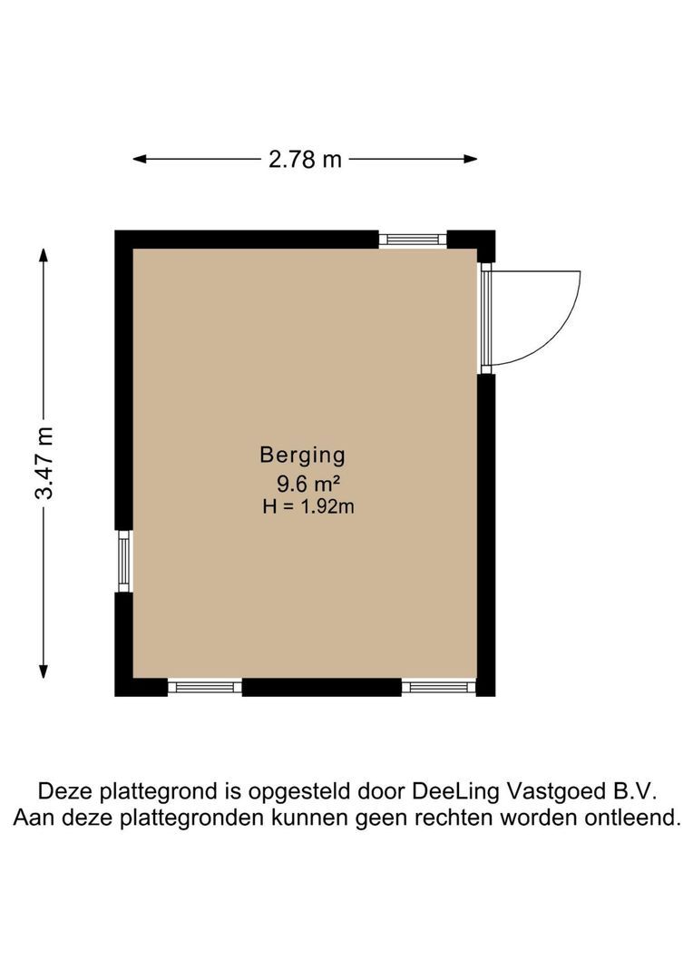 Zuiderdwarsvaart 134, Drachten plattegrond-1