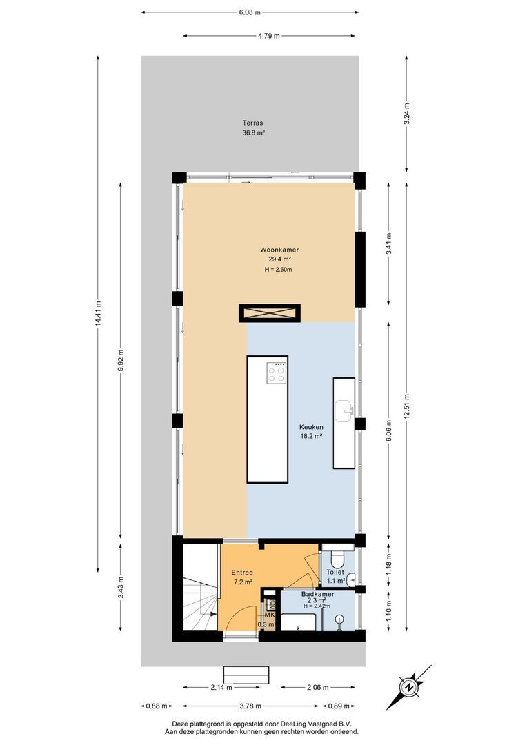 Slûswei 20, De Veenhoop plattegrond-1