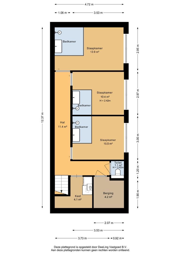 Slûswei 20, De Veenhoop plattegrond-2