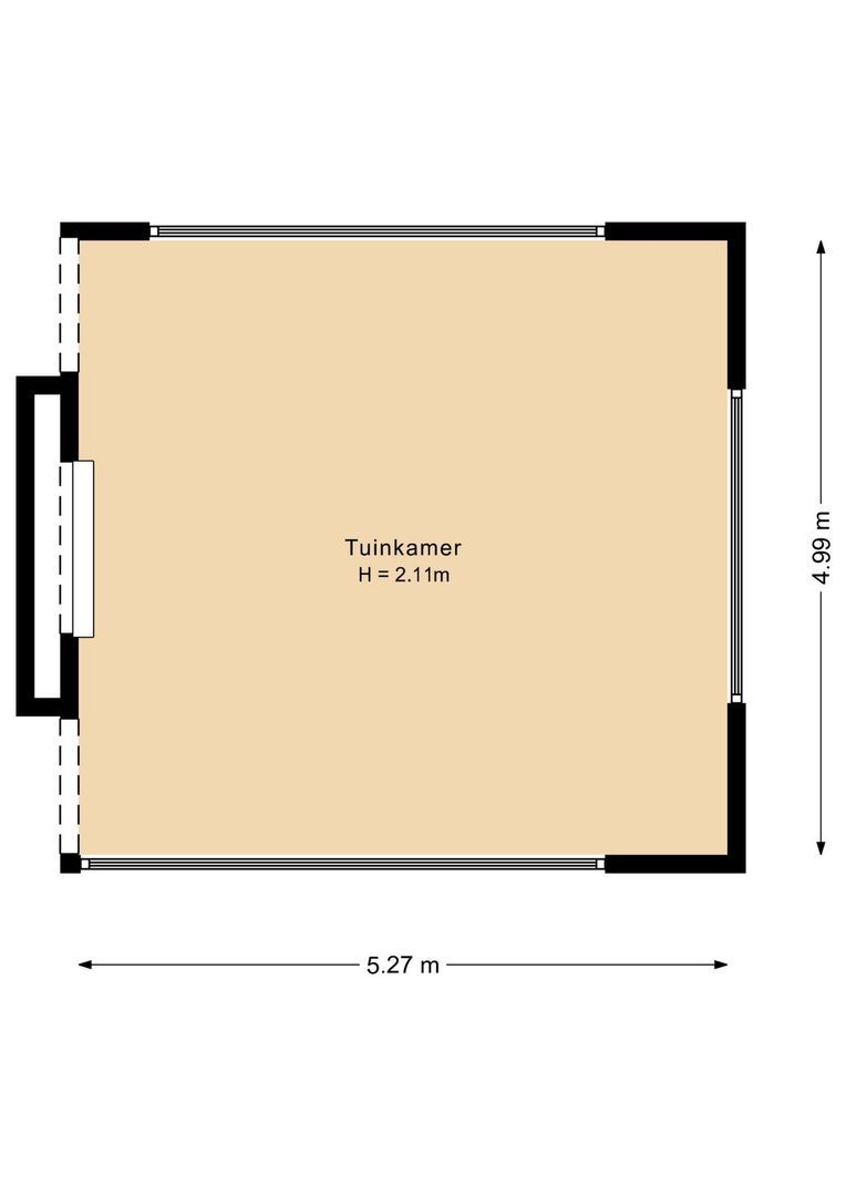 Hoge Zomerdijk 9, Joure plattegrond-8