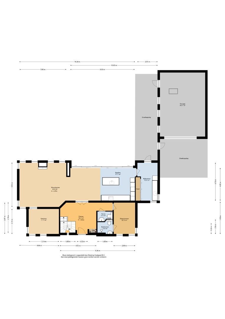 De Tuinen 13, Wolvega plattegrond-0