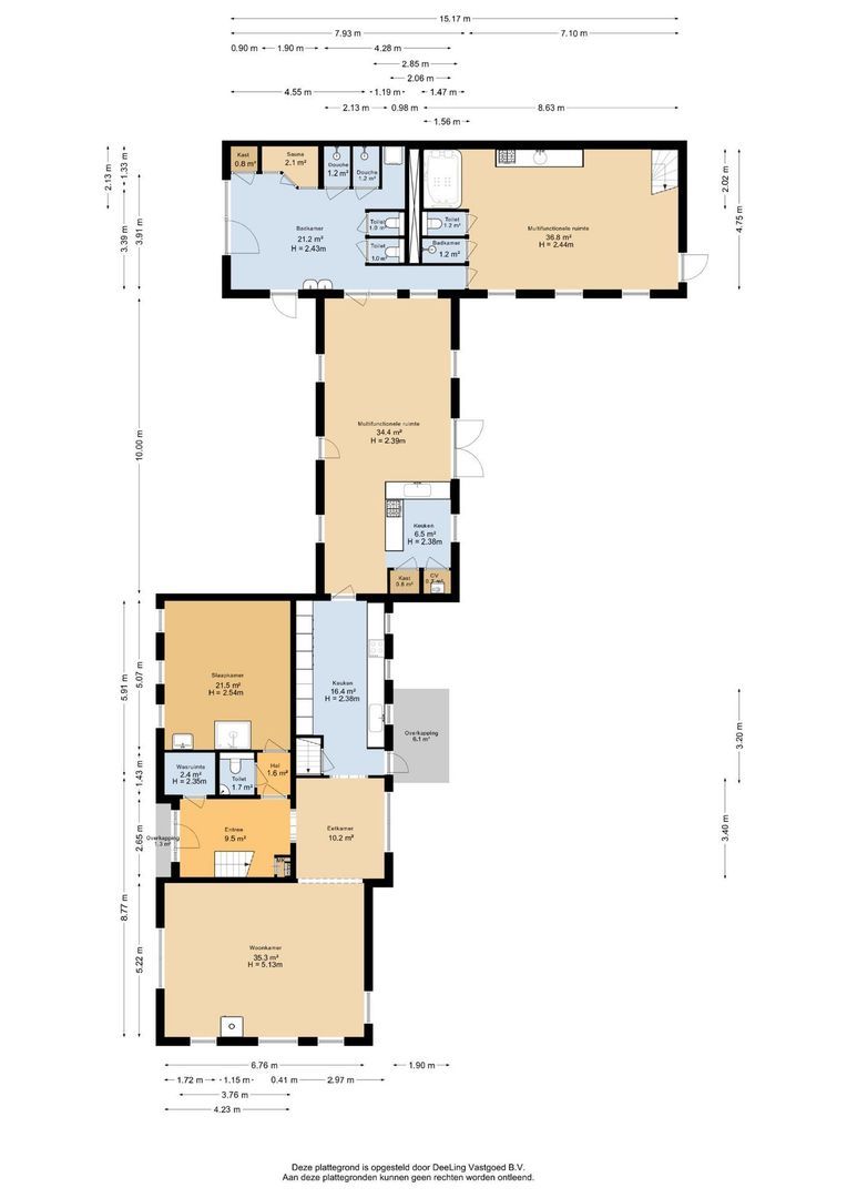 Leemweg 1, Steggerda plattegrond-1
