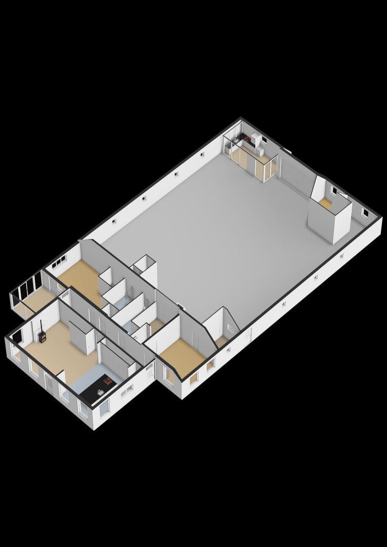 Leeuwarderstraatweg 146, Heerenveen plattegrond-1