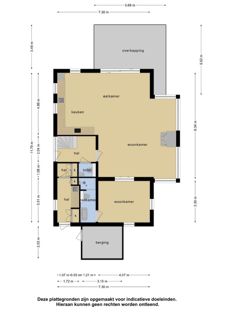 Djerreblom 19, Delfstrahuizen plattegrond-0