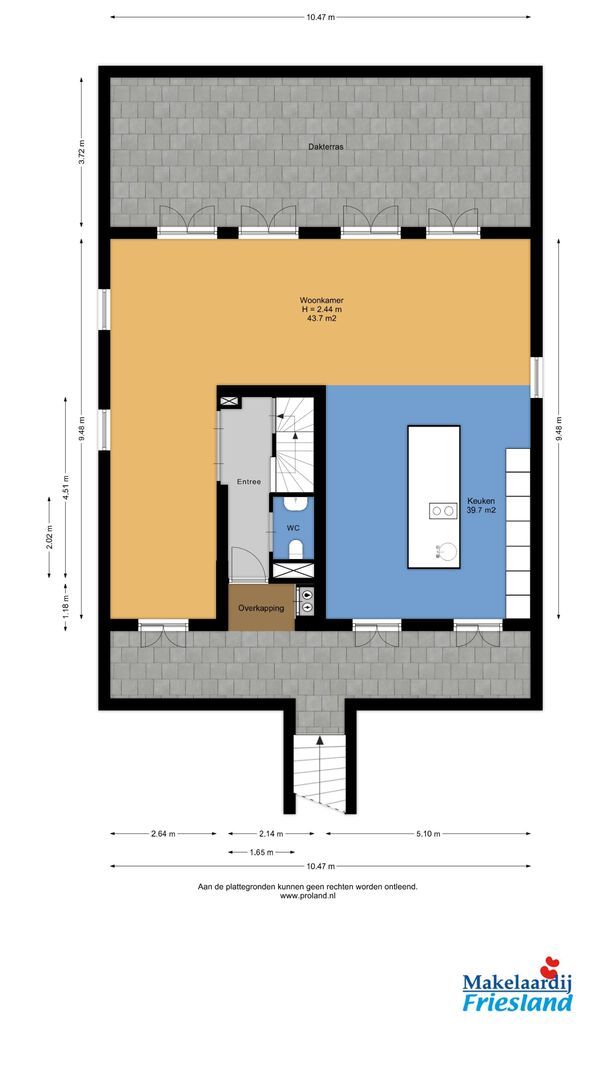 Middelweg 137, Stavoren plattegrond-1