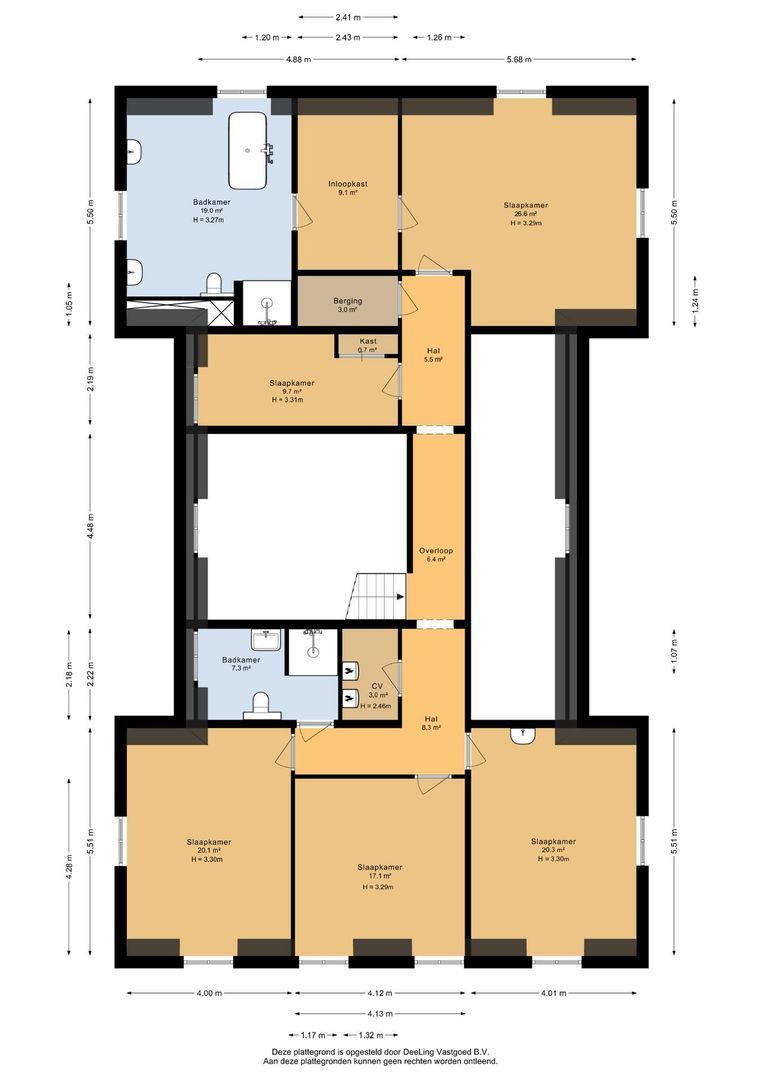 De Finne 7, Ysbrechtum plattegrond-1