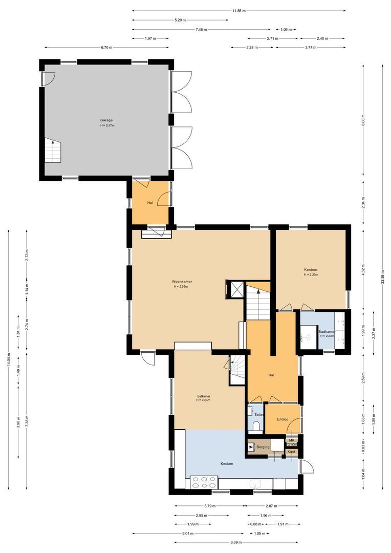 Salverderweg 71, Franeker plattegrond-0