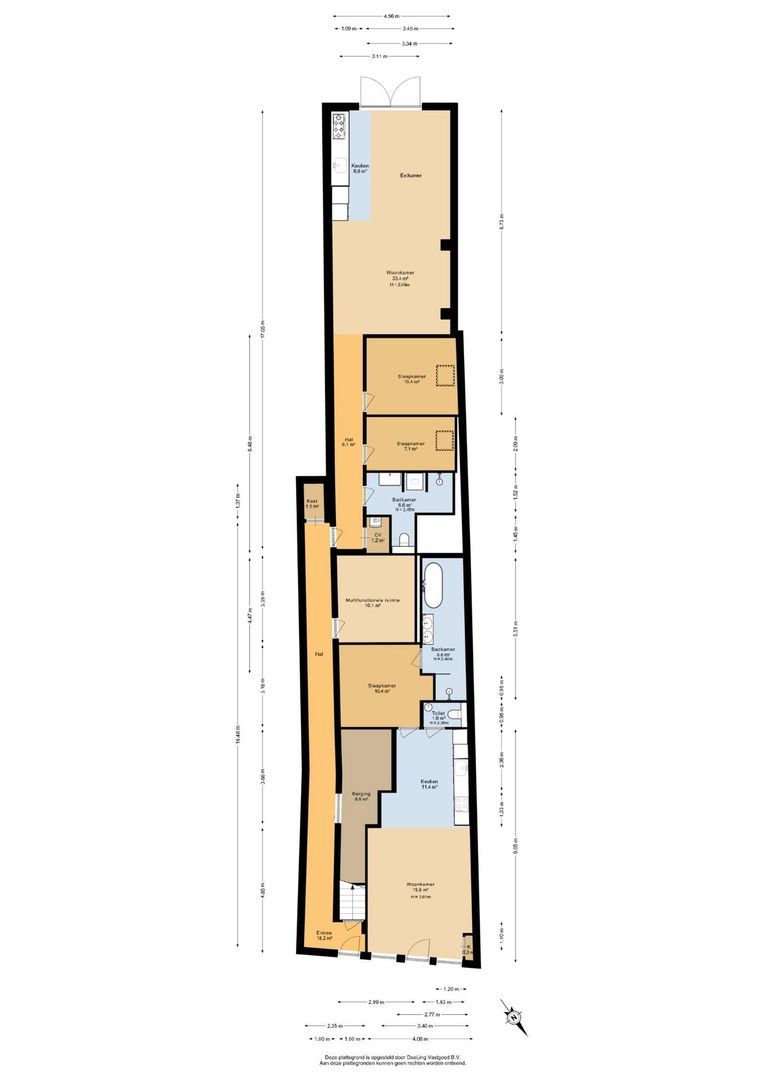 Midstraat 122, Joure plattegrond-0