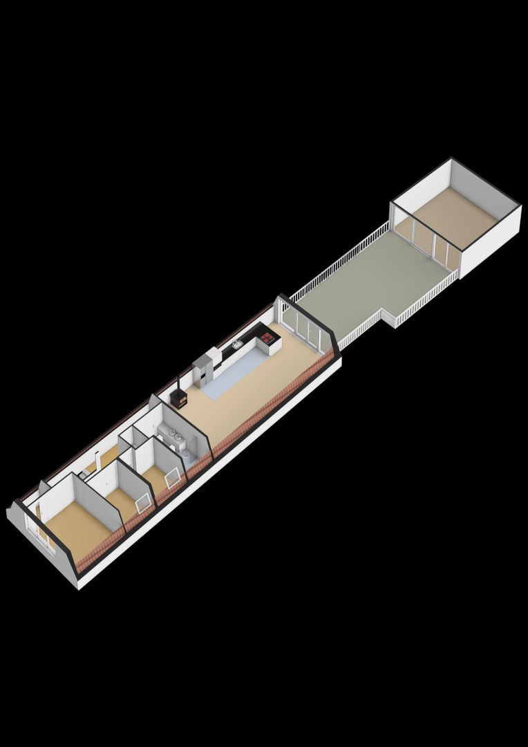 Midstraat 122, Joure plattegrond-3