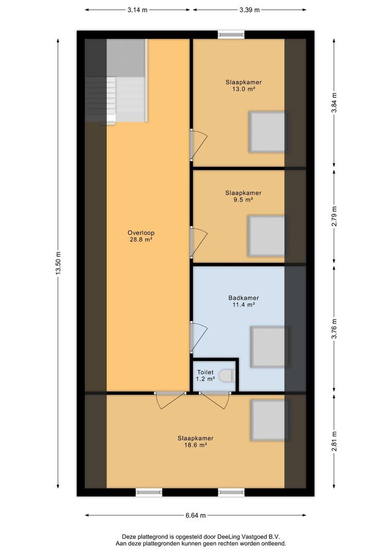 Hearewei 39, Tzummarum plattegrond-1