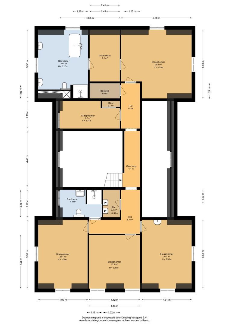 De Finne 7, Ysbrechtum plattegrond-1