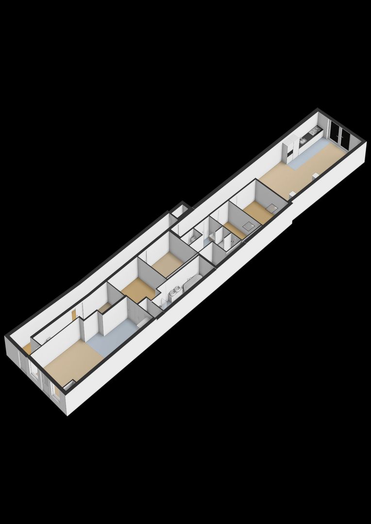Midstraat 122, Joure plattegrond-1