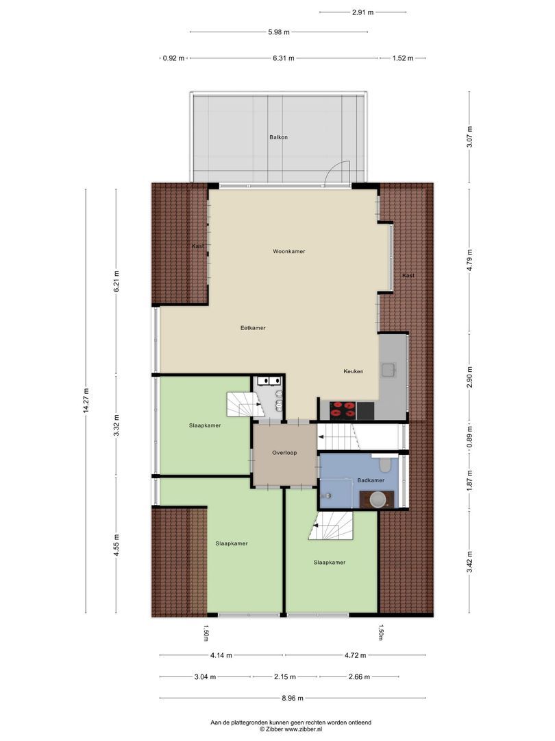 Utbuorren 16, Terherne plattegrond-2