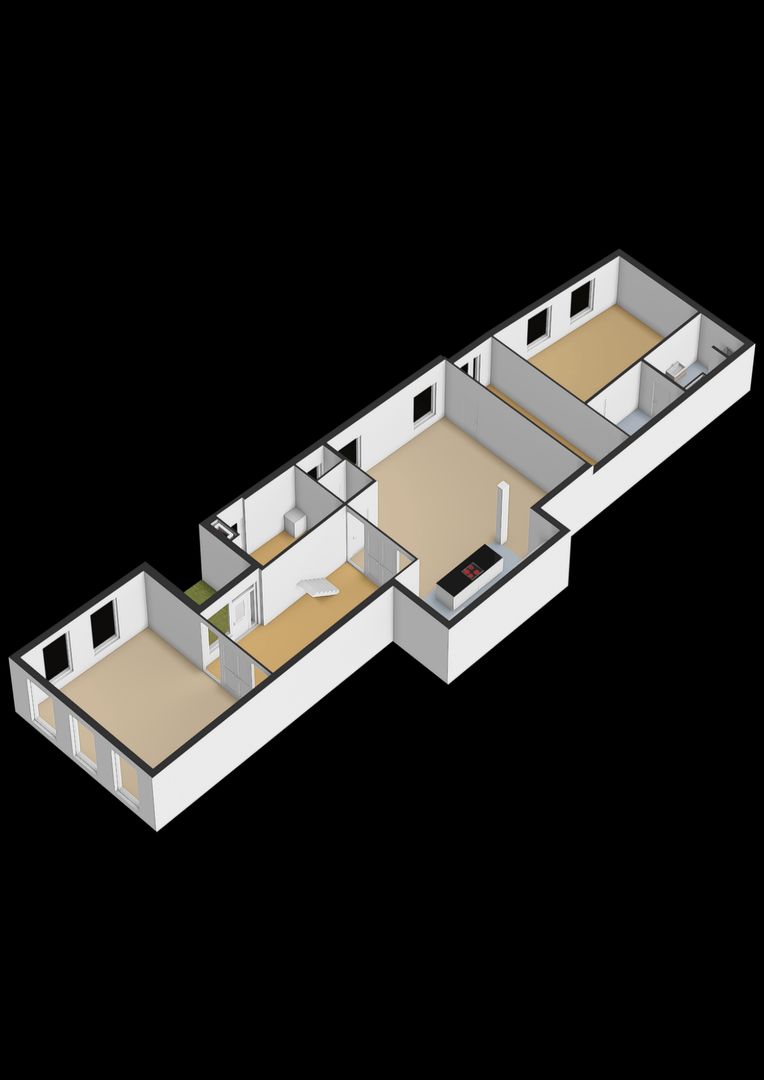 Iewâl 18, Woudsend plattegrond-1