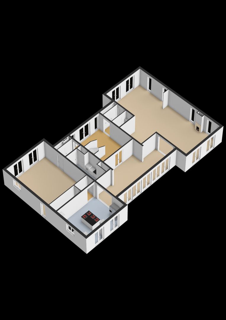 De Finne 7, Ysbrechtum plattegrond-4