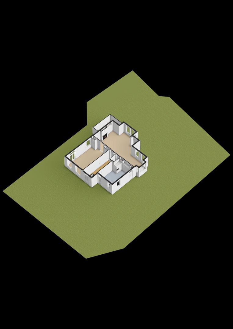 Koetshúsleane 2, Woudsend plattegrond-7