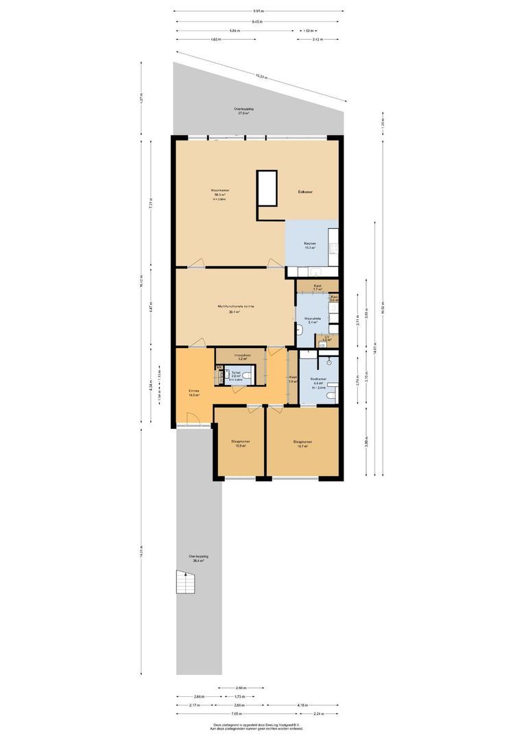 De Kolk 10, Woudsend plattegrond-0