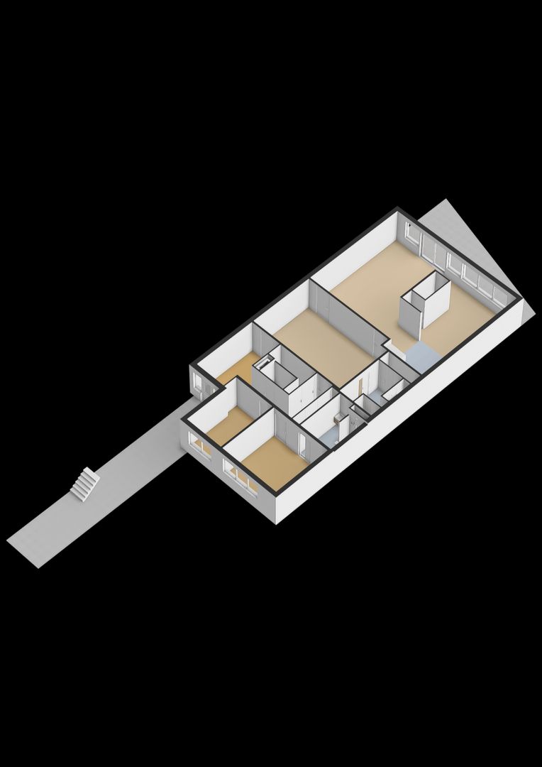 De Kolk 10, Woudsend plattegrond-1