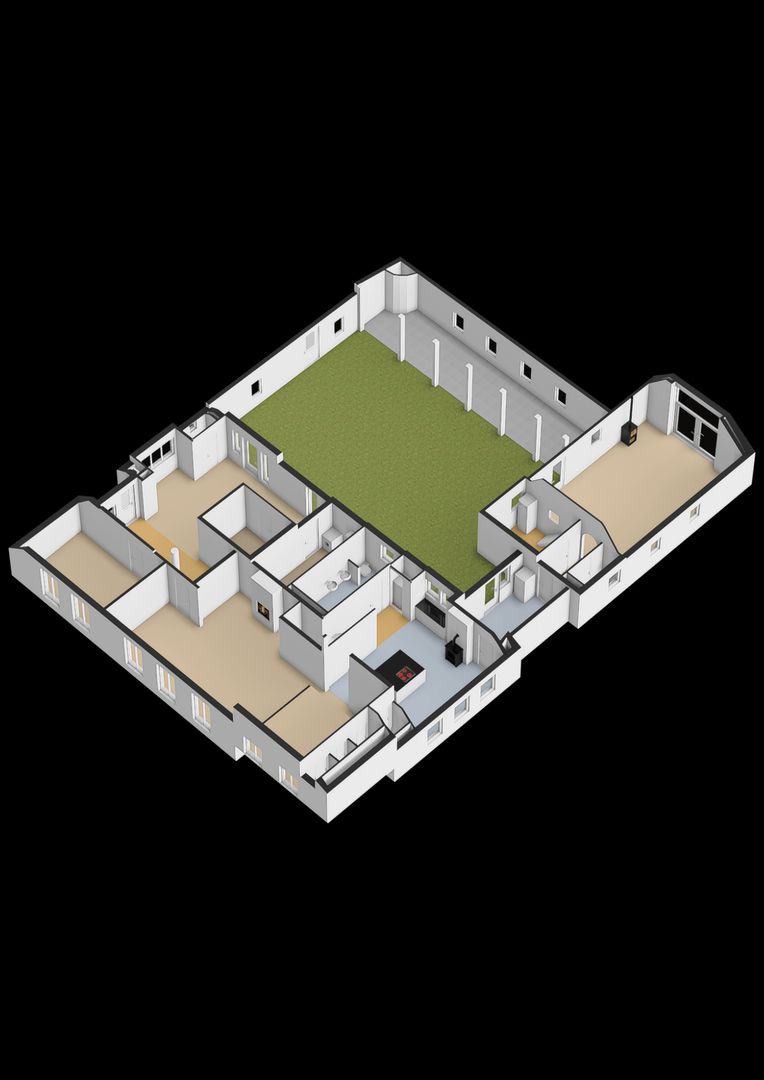 Papeleantsje 2, Workum plattegrond-1