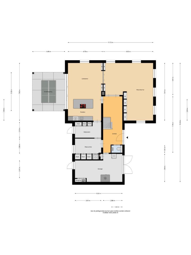 Hendrik de Jonghstraat 5, Haarsteeg plattegrond-0