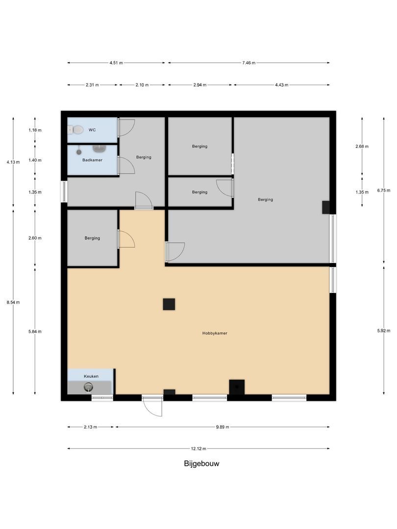 Mommersteeg 102 A, Haarsteeg plattegrond-3