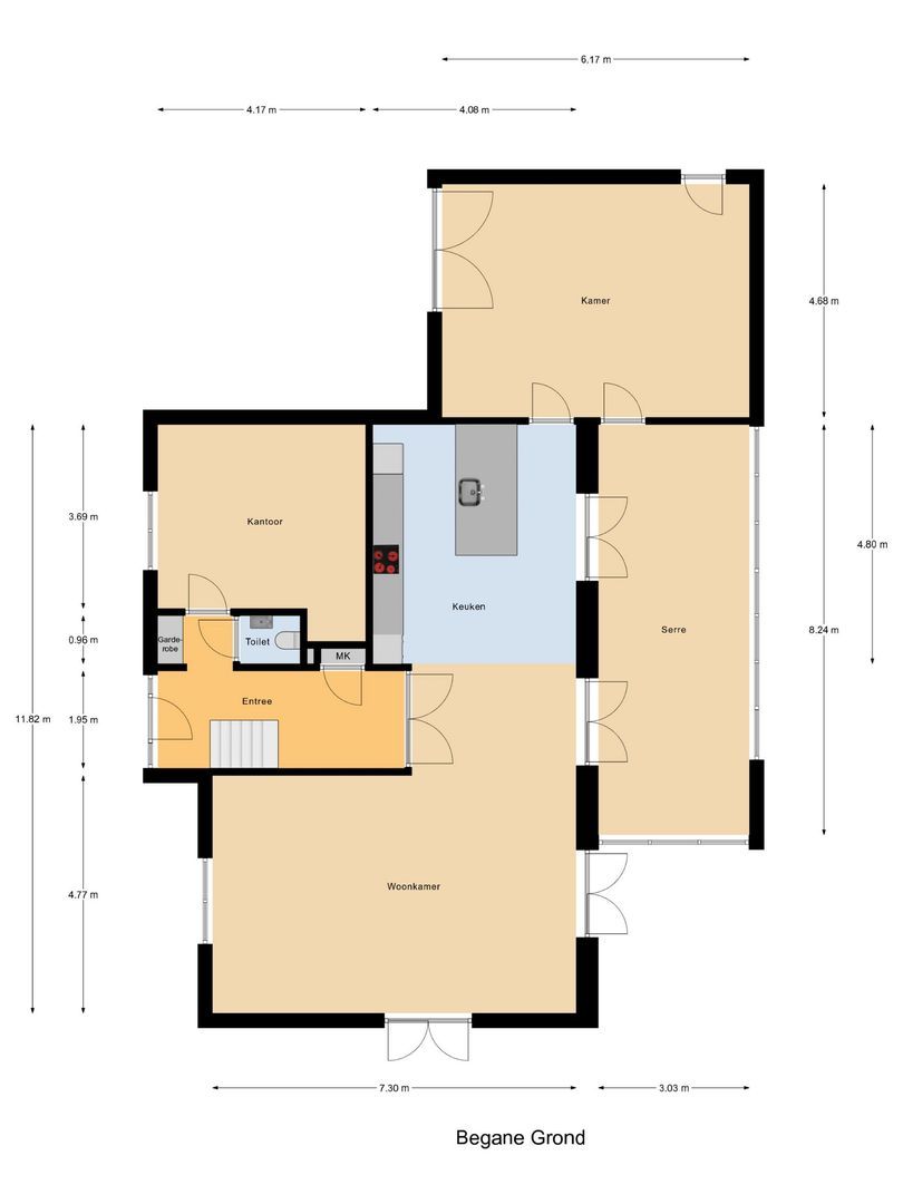 Bosbeemd 19, Vlijmen plattegrond-2
