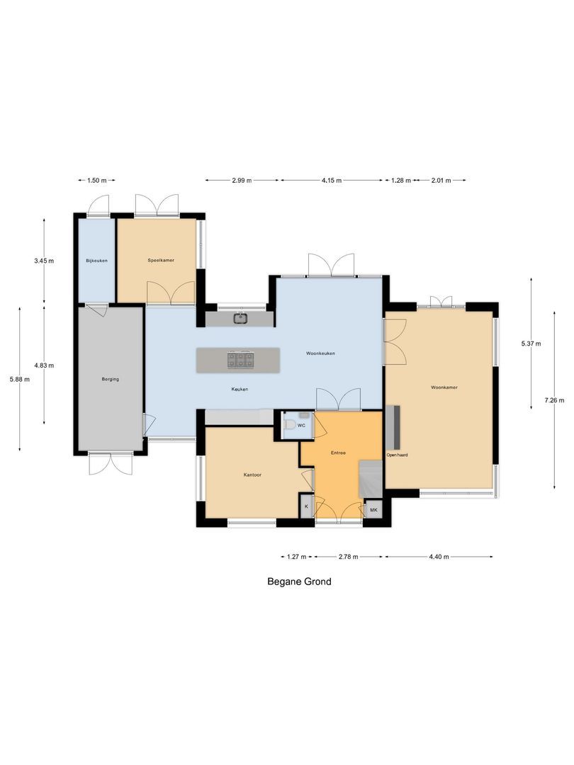 Molenpark 28, Vlijmen plattegrond-2