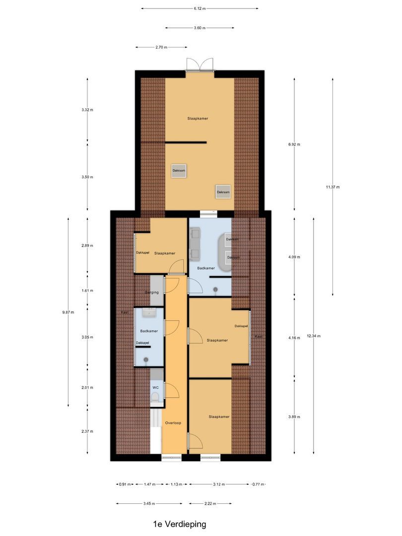 Mommersteeg 102, Haarsteeg plattegrond-1