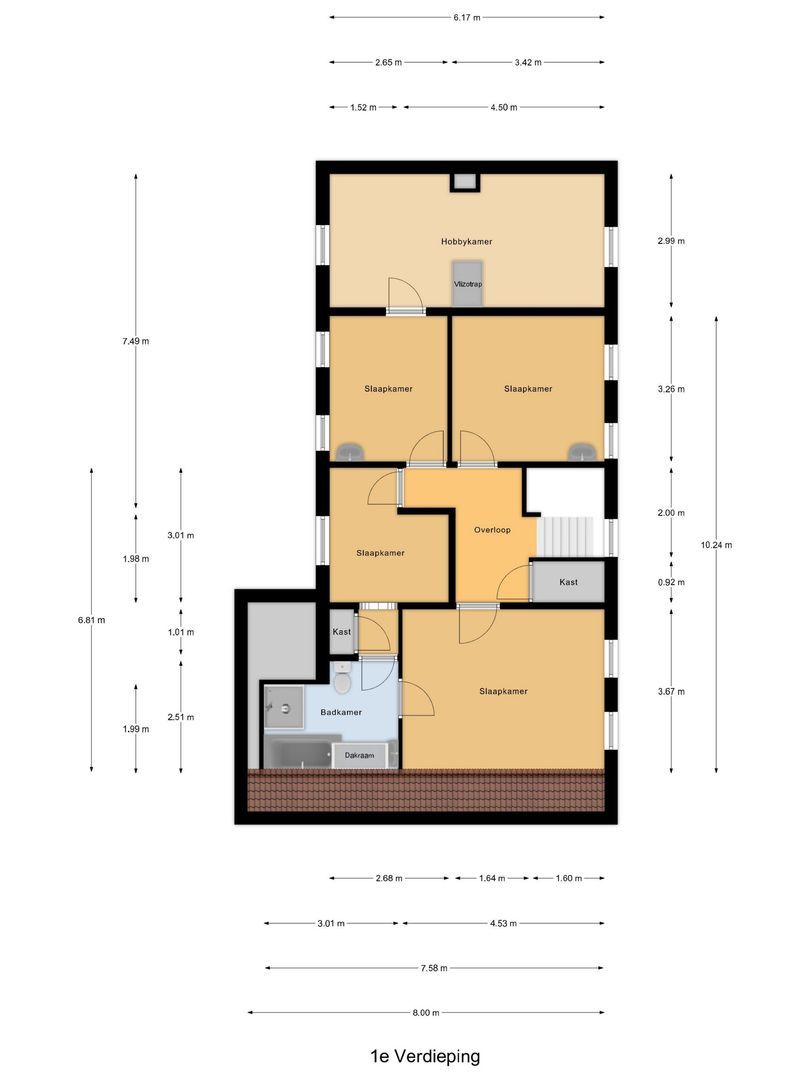 Haarsteegsestraat 7, Haarsteeg plattegrond-2