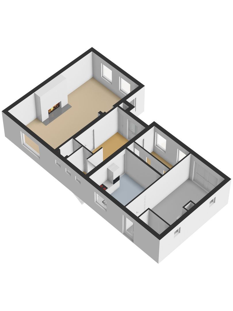Haarsteegsestraat 7, Haarsteeg plattegrond-1