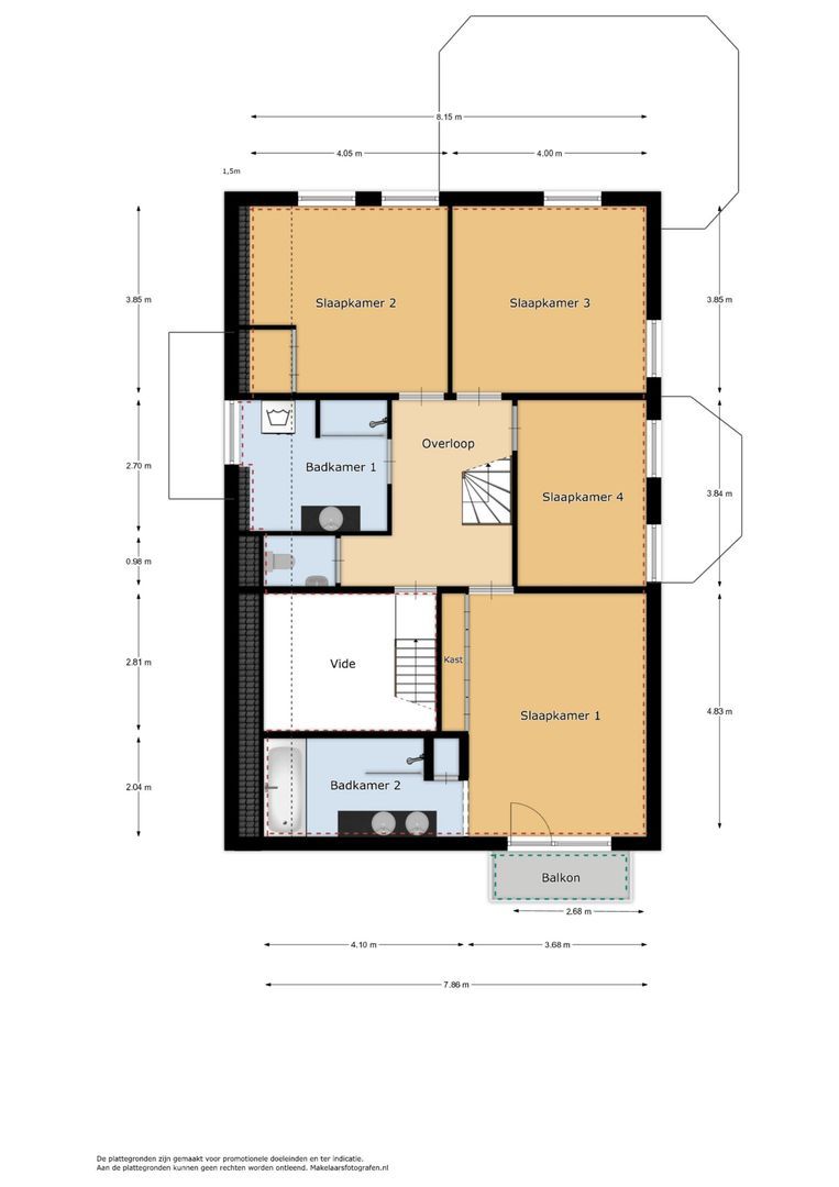 Lipsstraat 14, Drunen plattegrond-4