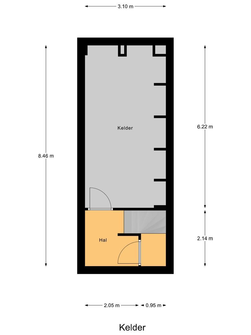 Hoge Maasdijk 13, Hedikhuizen plattegrond-2