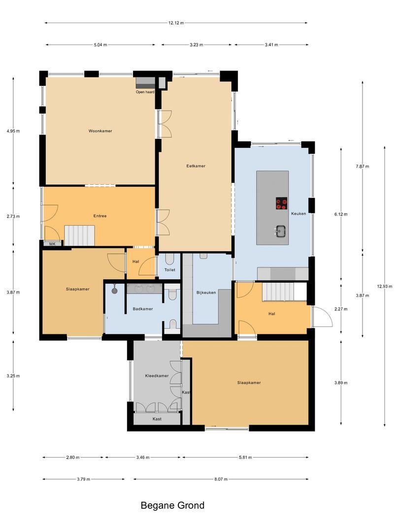 Hoge Maasdijk 13, Hedikhuizen plattegrond-0