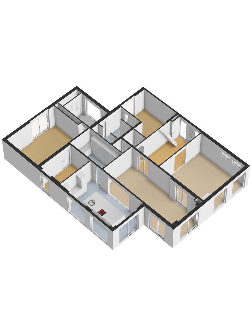 Hoge Maasdijk 13, Hedikhuizen plattegrond-1
