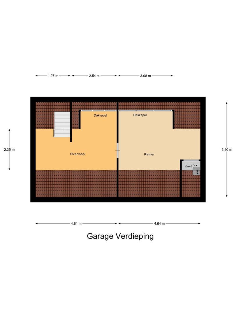 Grotestraat 174, Drunen plattegrond-3