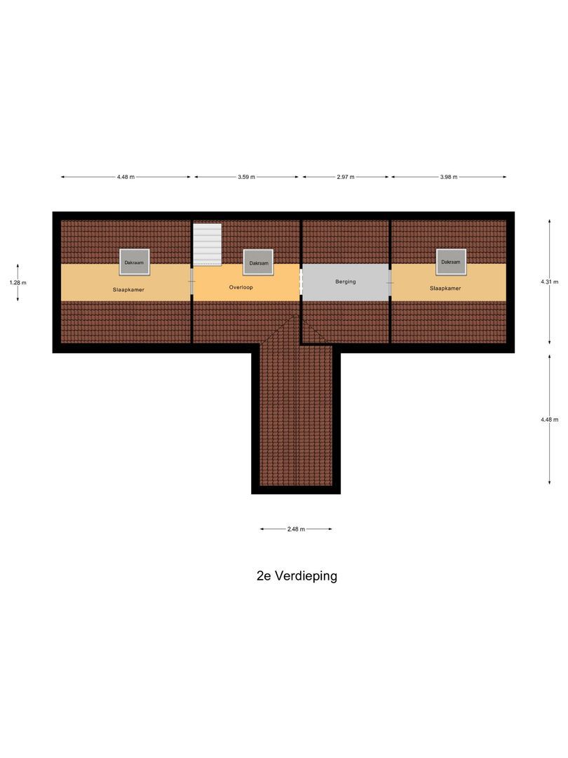 Grotestraat 174, Drunen plattegrond-2