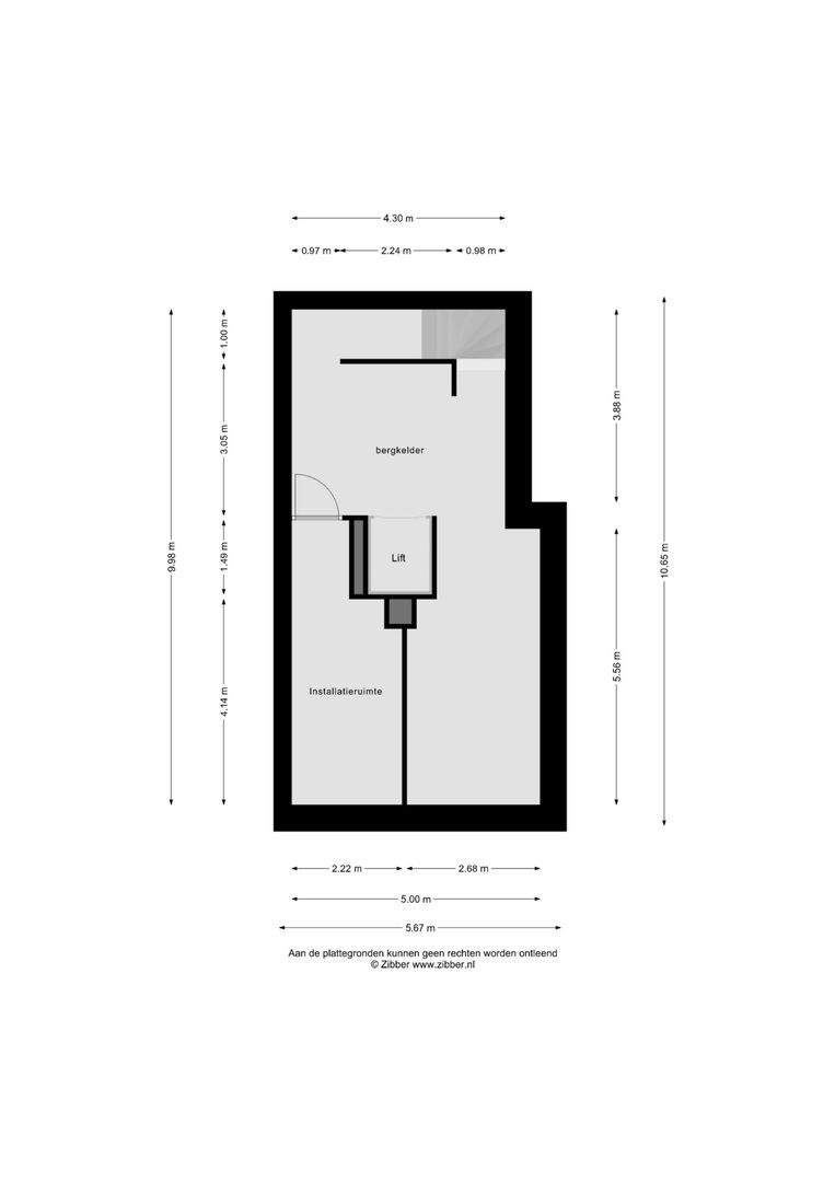 Achterstraat 21, Cromvoirt plattegrond-2