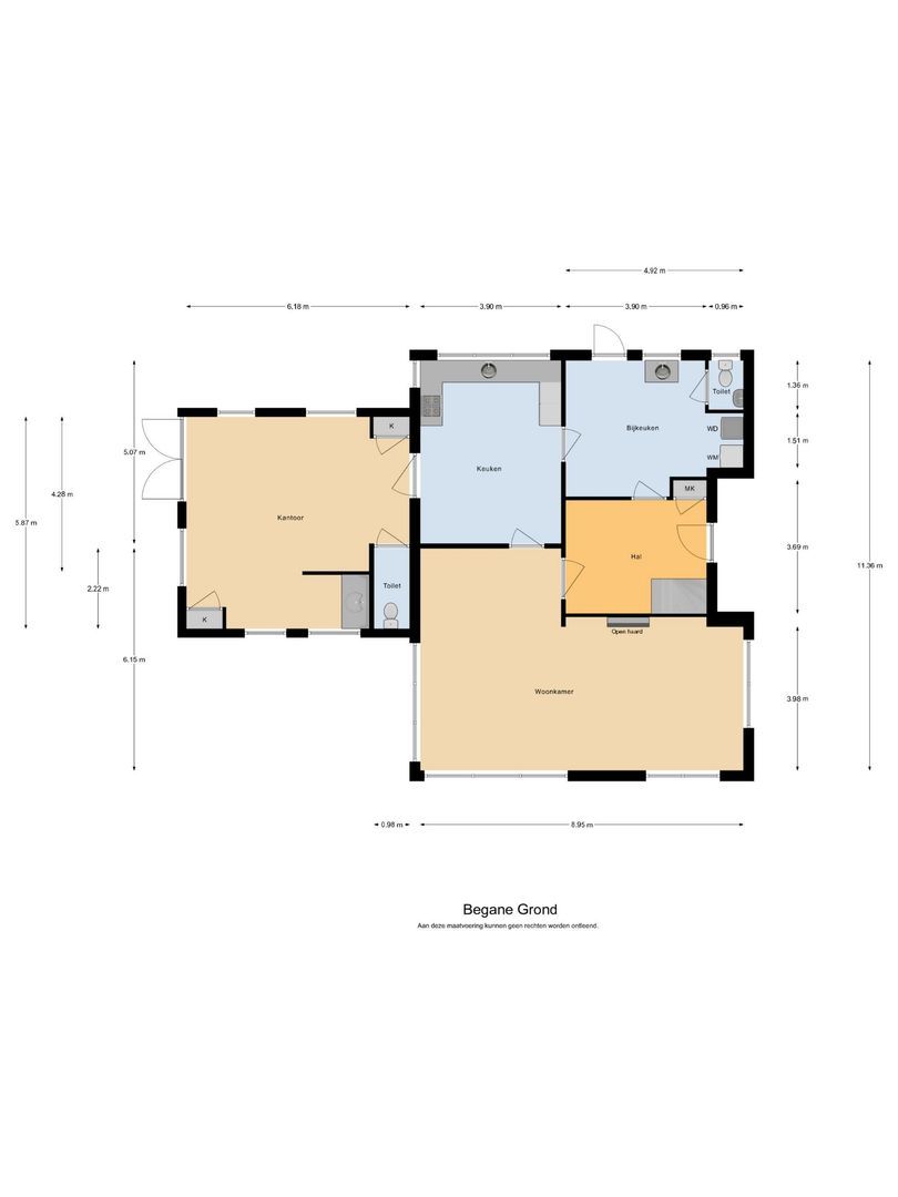 Loverensestraat 5, Cromvoirt plattegrond-1