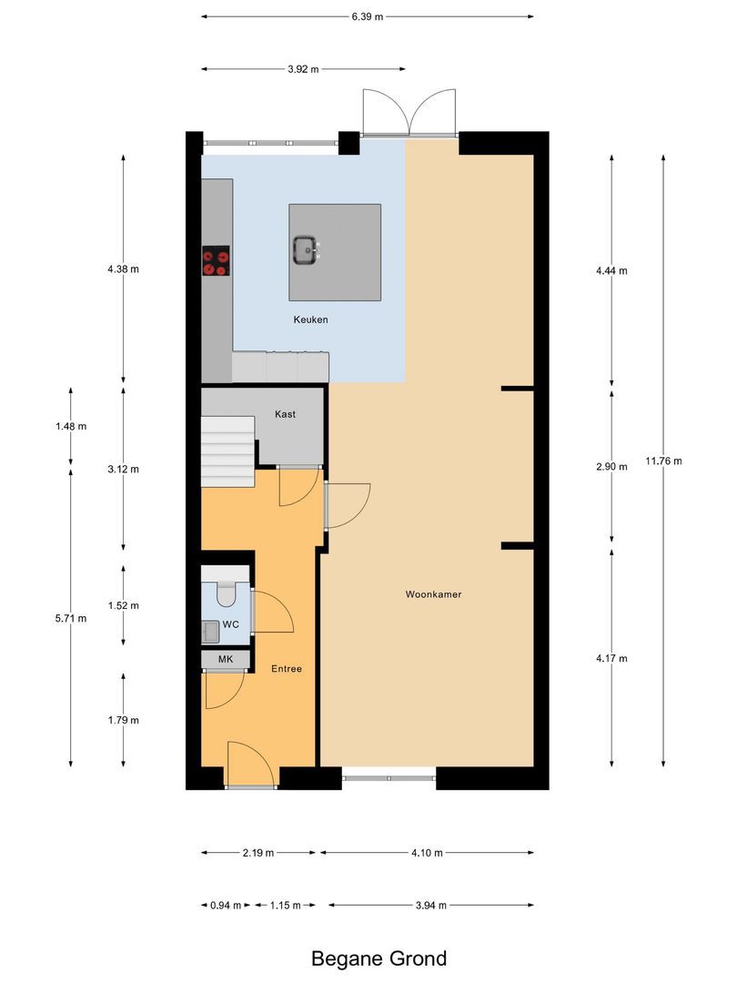 Irenelaan 4, Vught plattegrond-0