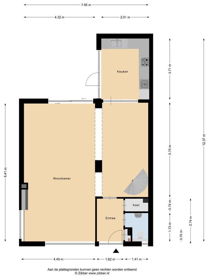 Van den Wijghaertstraat 5, Vught plattegrond-0